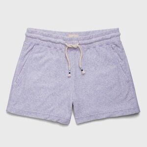 TERRY SHORT – LILAC HEATHER